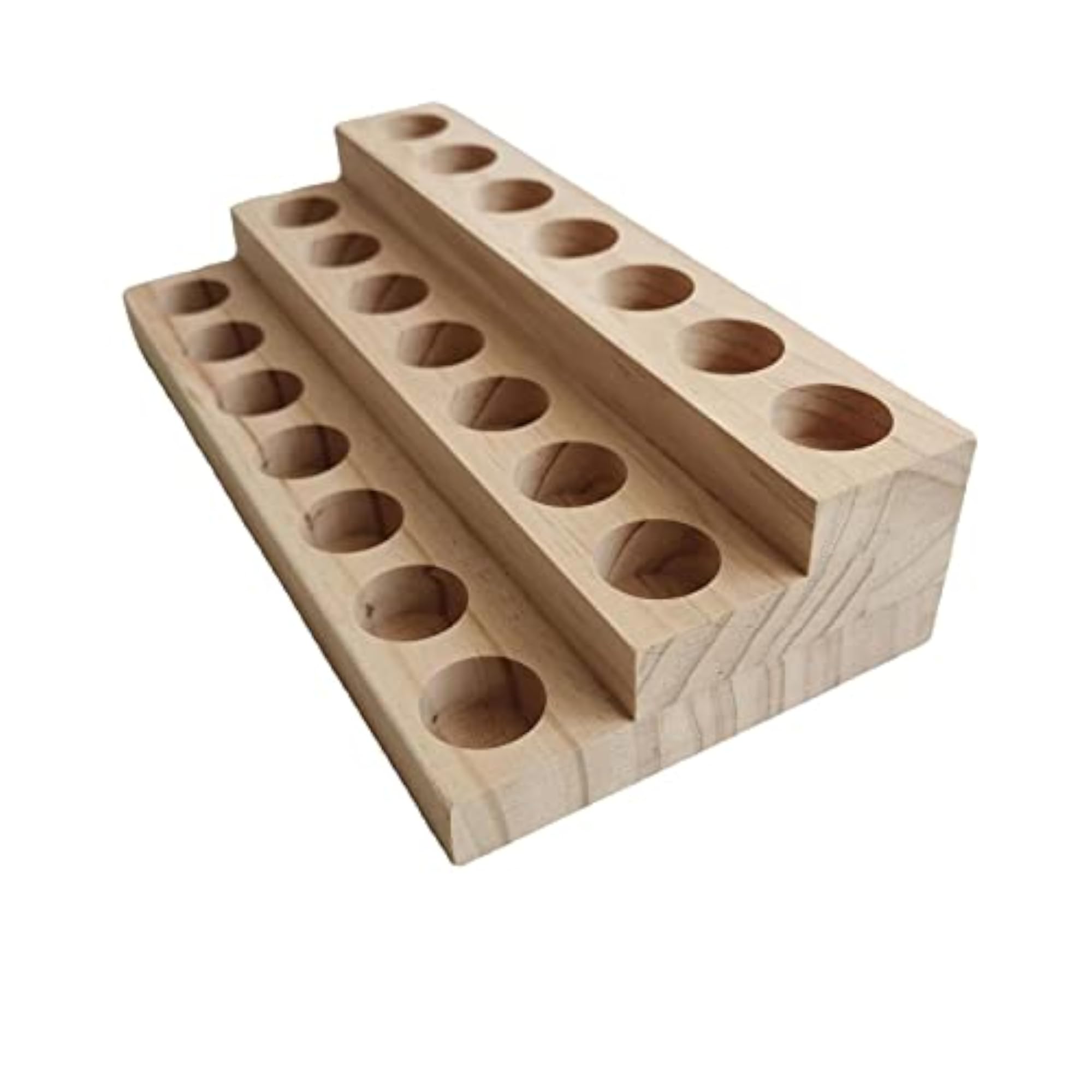 Wooden Essential Oil Storage Rack for 10ml Bottles